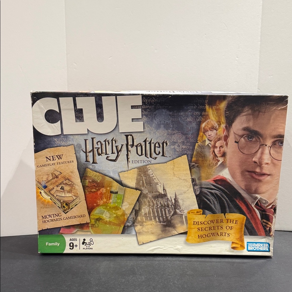 Clue Harry Potter Edition Board Game Parker Brothers Hasbro 2008 Complete
